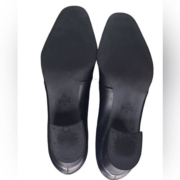 Wesley & Co Shoes Women’s 10 M Vtg Lace Up Black Leather Dark Gothic‎ Steam Punk - Picture 11 of 12